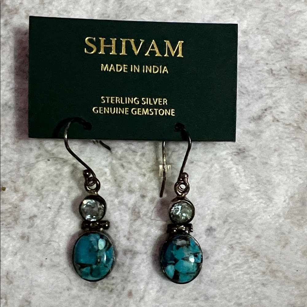 Sterling Silver Turquoise Earrings